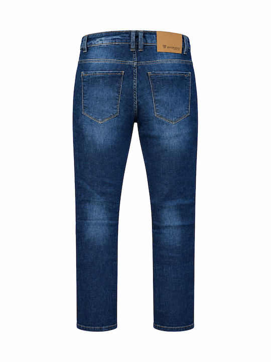 Men’s Regular Fit Jeans Trousers Dark Blue