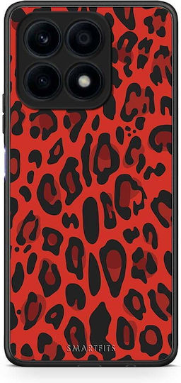 Smartfits Animal Red Leopard Umschlag Rückseite Rot (Honor X8a) A00_SM1-HO-X8A_ANIMALREDLEOPARD_