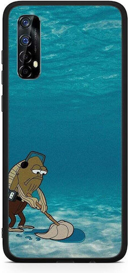Smartfits Clean The Ocean Задна корица Светлосин (Realme 7)
