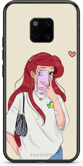 Smartfits Walking Mermaid Задна корица Бял (Huawei Mate 20 Pro) 8469457502547_46831879291219