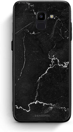 Smartfits Back Cover Plastic / Silicon Negru (Galaxy J6)