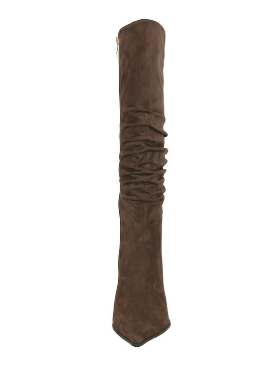 Biand Suede Women's Boots Brown