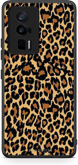 Smartfits Animal Leopard Задна корица Оранжев (Poco F5 Pro) 8463124037971_46807988207955