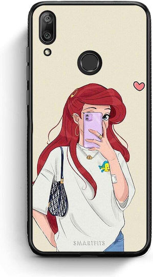 Smartfits Mermaid Umschlag Rückseite Weiß (Huawei Y7 2019 / Y7 Prime 2019) 8469455929683_46831876014419