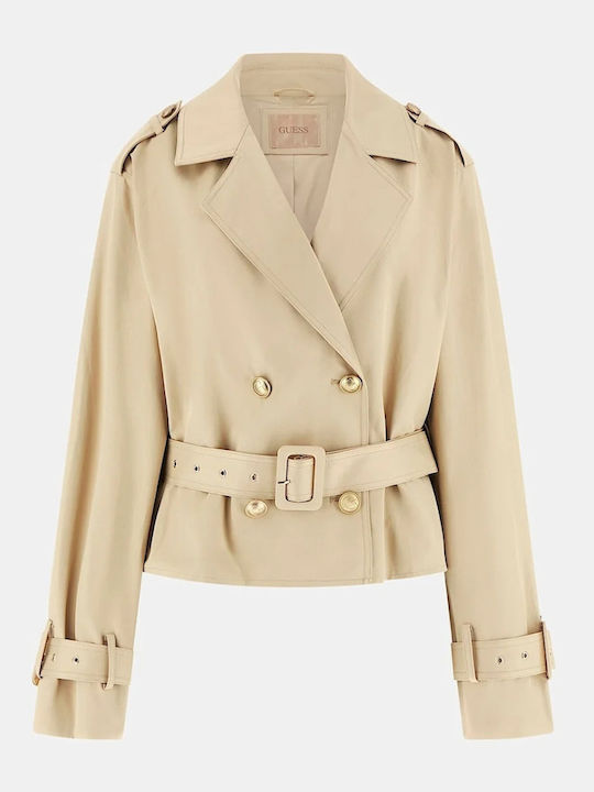Damen-Trenchcoat Beige