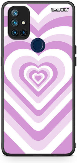 Smartfits Lilac Hearts Back Cover Λιλά (OnePlus Nord N10)