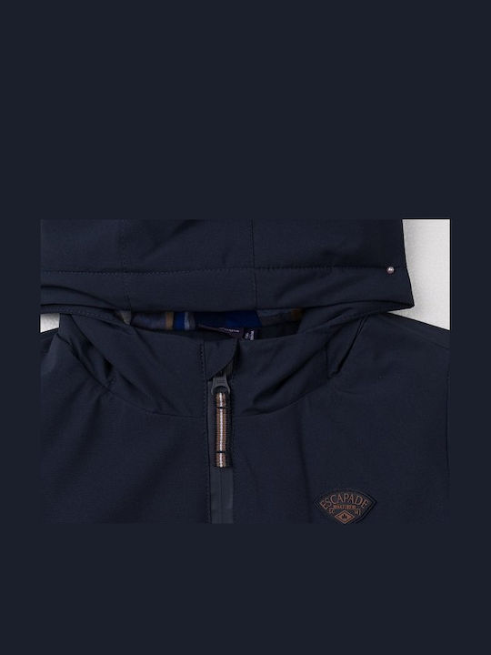 Waterproof Kids’ Casual Sleeveless Short Blue Jacket