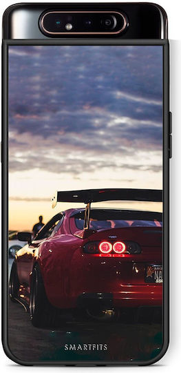 Smartfits Marble Back Cover Πλαστικό White Gold (Oppo A96)