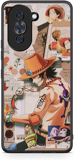 Smartfits Anime Collage Umschlag Rückseite Orange (Huawei Nova 10) A00_SM1-HU-NOVA10_ANIMECOLLAGE_R