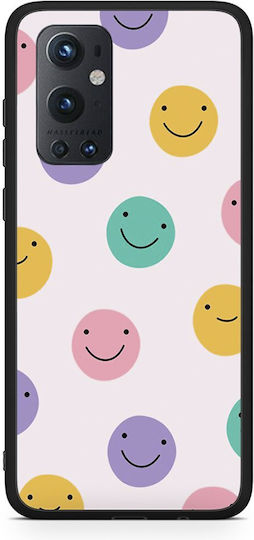 Smartfits Smiley Faces Back Cover Multicolour (OnePlus 9 Pro)