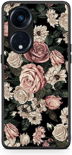Smartfits Flower Wild Roses Back Cover Ροζ (Oppo Reno8T 5G, A1 Pro)