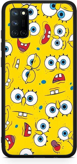 Smartfits Popart Sponge Back Cover Κίτρινο (Realme 7i)