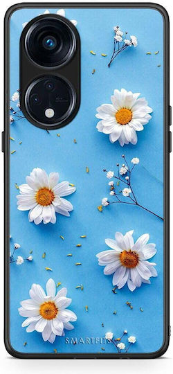 Smartfits Real Daisies Back Cover Γαλάζιο (Oppo Reno8T 5G, A1 Pro)