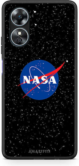 Smartfits Popart Nasa Back Cover Μαύρο (Oppo A17)