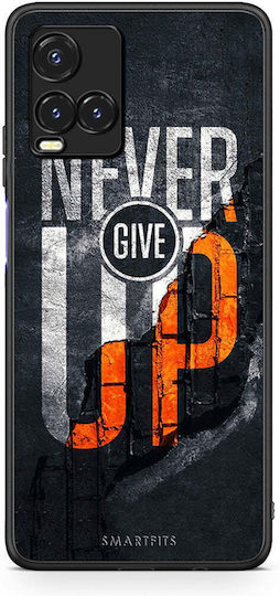 Smartfits Never Give Up Back Cover Negru (Vivo Y33s)