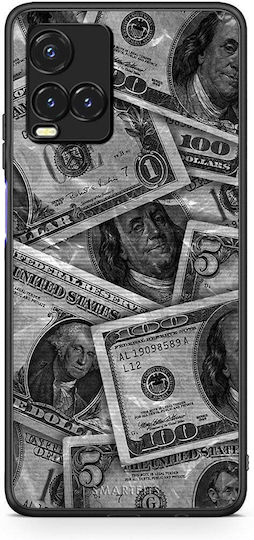 Smartfits Money Dollars Back Cover Gri (Vivo Y33s)