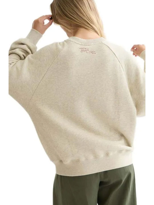 Damen-Sweatshirt Oatmeal Melange