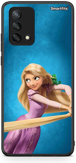 Smartfits Tangled 2 Back Cover Blue (Oppo A74)