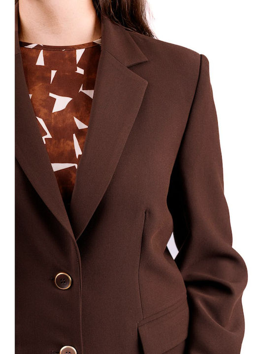 Baziana Damenblazer Braun