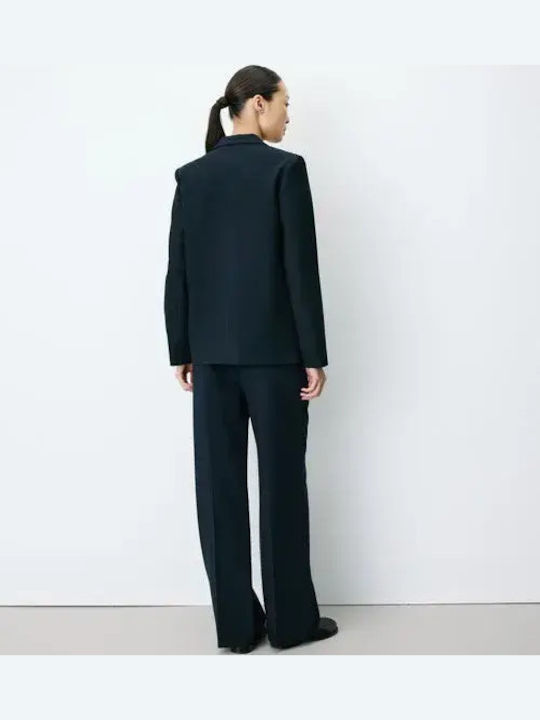 Grace & Mila Langer Damenblazer Dark Blue