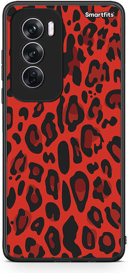 Husă Oppo Reno12 Pro Leopard Roșu Animal