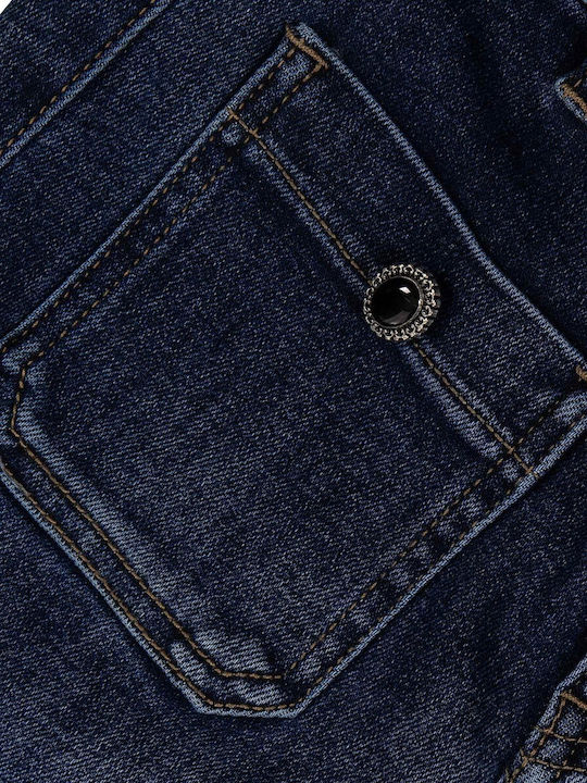 Damen Jeanshose mit hohem Bund und ausgestelltem Bein