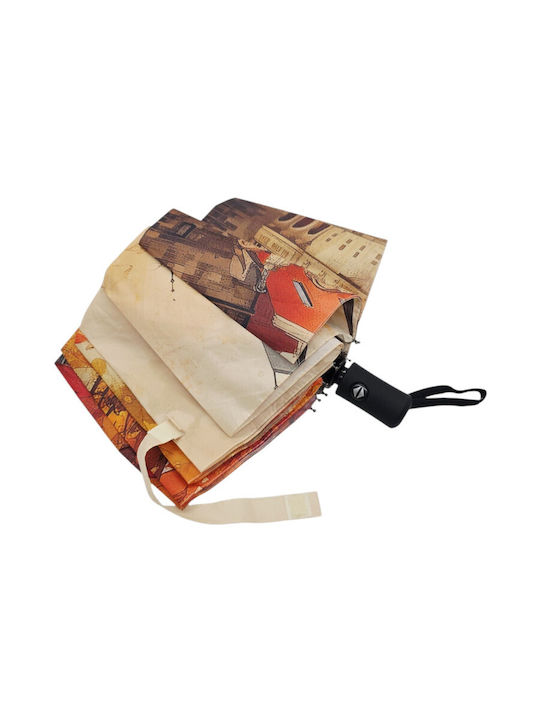 Y Not? Windproof Automatic Compact Multicolour Rain Umbrella