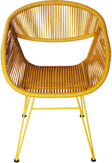 Pagusa Stuhl, Senfgelb, 60 × 62 × 80 cm Pagusa Stuhl, Senfgelb, 60 × 62 × 80 cm