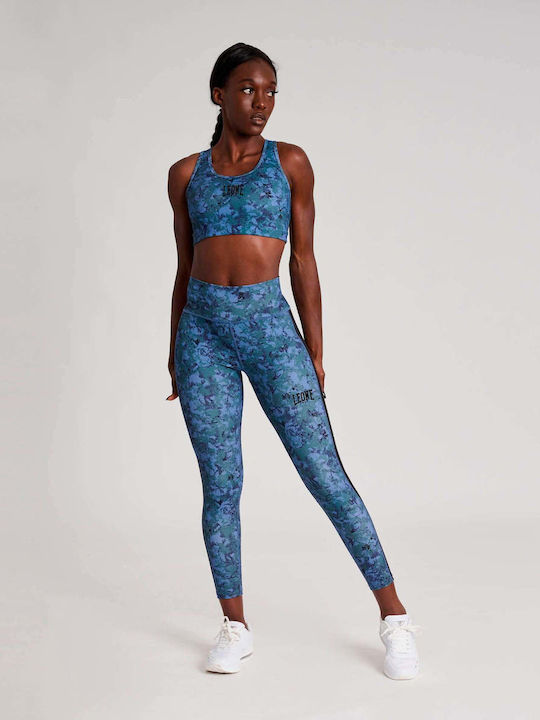 Sport-BH für Damen Blue/Green Camo