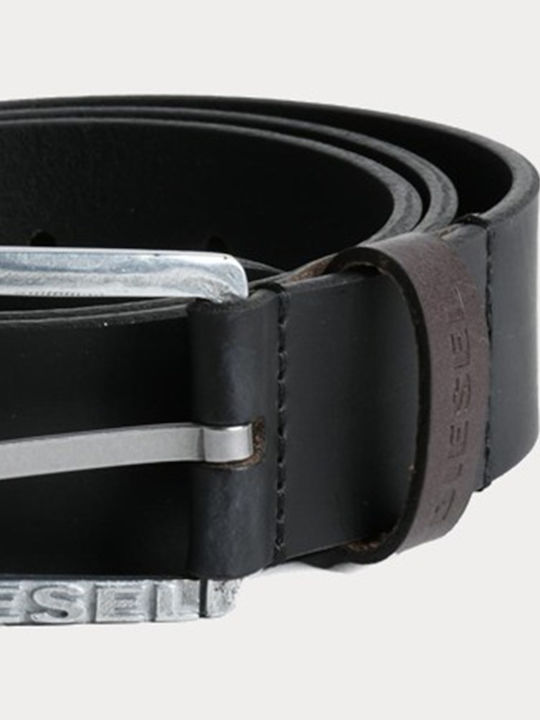 Black Leather Women's Belt