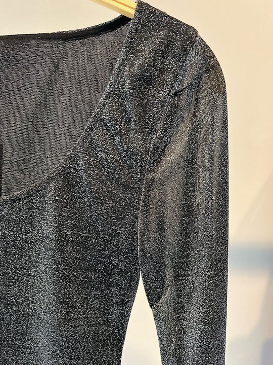 Onlamera Κορμάκι Μακριά Μανίκια Γκλίτερ Χρυσό