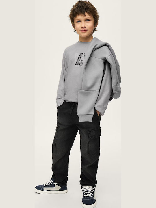 Kinder-Jeanshose Schwarz