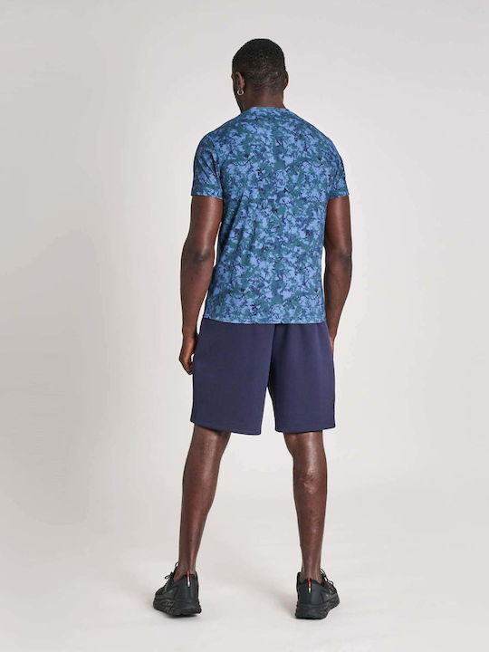 Leone 1947 Men's Short-Sleeve Shirt ABX404 Blue