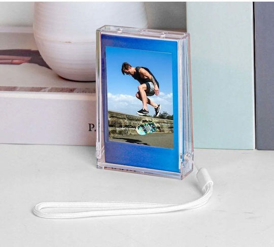 Case Box + Photo Frame Fuji Instax Mini Xiaomi Hp Kodak Zink Transparent Frame Glitter Flowers