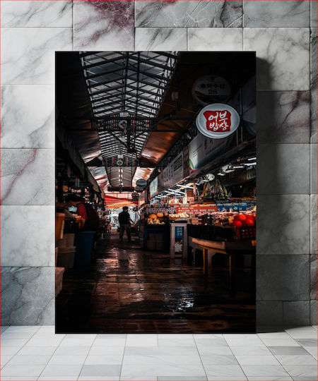 Market Alley At Night Αγορά Τη Νύχτα