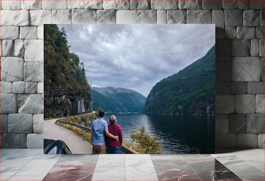 Couple Admiring Scenic Landscape Ζευγάρι Που Θαυμάζει Το Γραφικό Τοπίο 1 Couple Admiring Scenic Landscape Ζευγάρι Που Θαυμάζει Το Γραφικό Τοπίο 1