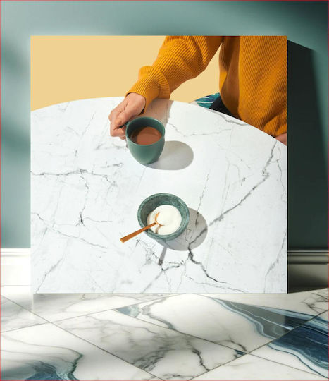 Coffee And Sugar On Marble Table Καφές Και Ζάχαρη Σε Μαρμάρινο Τραπέζι 1 σε Καμβά