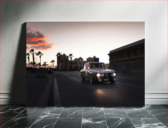 Classic Car At Sunset Κλασικό Αυτοκίνητο Στο Ηλιοβασίλεμα Classic Car At Sunset Κλασικό Αυτοκίνητο Στο Ηλιοβασίλεμα