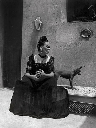 Poster Frida Kahlo Prt087 40cm X 50cm Premium Black Wooden Frame