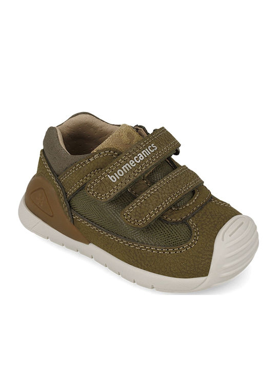 Kinder Sneaker mit Klettverschluss Khaki