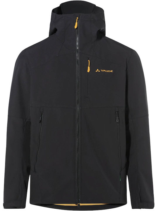 Jachetă de Iarnă 3 în 1 Softshell Impermeabilă și Rezistentă la Vânt Neagră