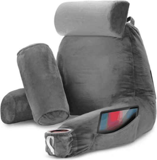 Lumivida Reading Pillow Pernă Medicală pentru Spate Gri