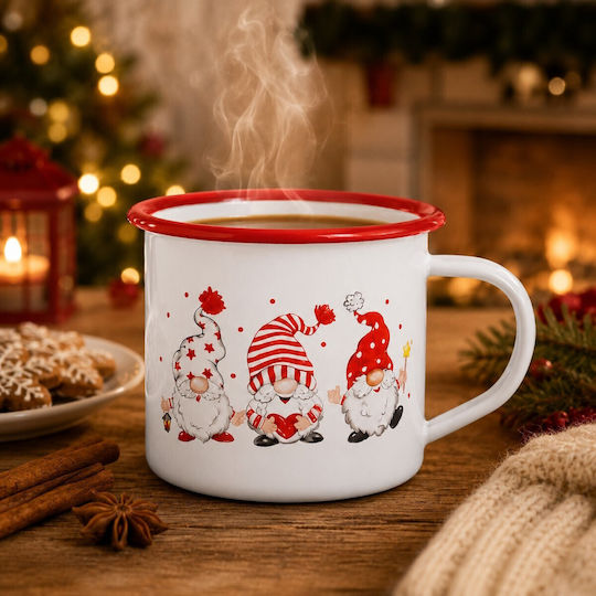 Rosberg Christmas Cup White 9x9cm 500ml