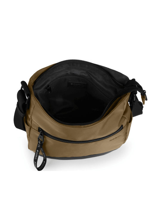 Boreal Beige / Brown Fabric Women’s Shoulder Bag