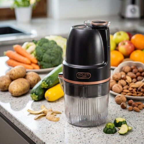 Adler Multifunctional Food Processor 200W with 900ml Bowl Black