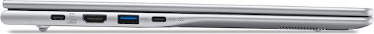 Aspire Lite AL15-48P-R52R 15.6" IPS FHD (Ryzen 7-5825U/8GB/512GB SSD/W11 Home) Pure Silver (GR Keyboard)