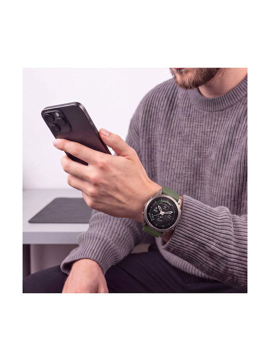 Tech-Protect Silicon Garmin Fenix 5 6 6 Pro 7 8 8 Pro E 9 9 Pro 47 mm Verde Militar 5906302399925