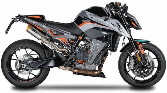 Spark Komplettauspuff Dyno Round Gkt0119toma Ktm Duke 790 Abs 24