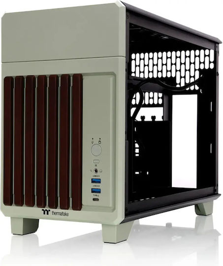 TR100 Ws Mini Tower Carcasă PC Verde