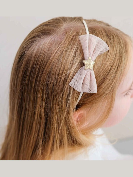 Mimi & Lula Kinderstirnband mit beiger Schleife